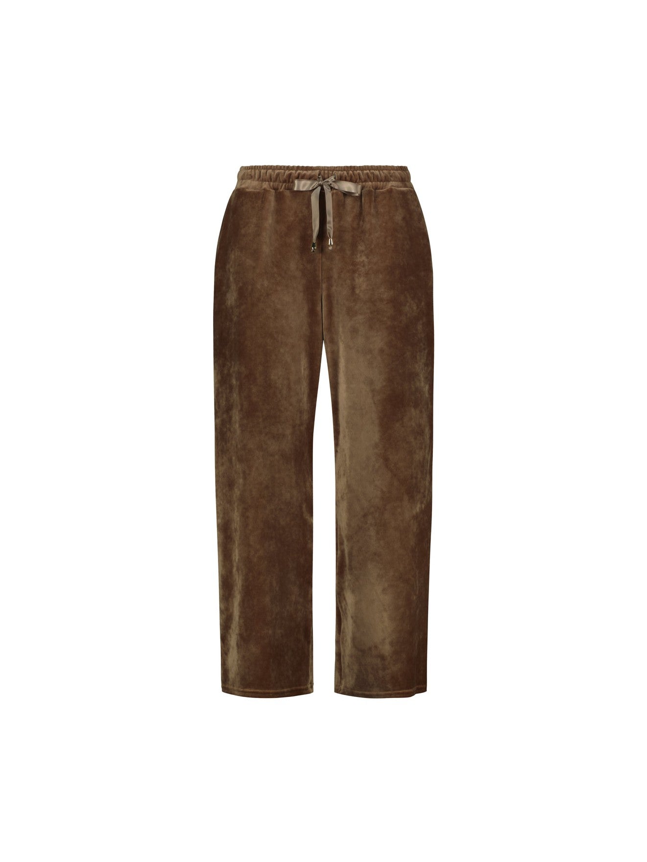 Sinnuu naisten housut Cia Velvet Pants, tummanruskea