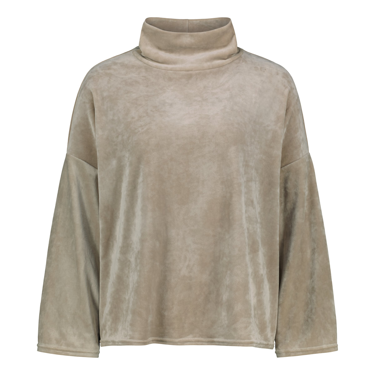 Sinnuu naisten paita Caya Velvet Sweater, vaalea beige