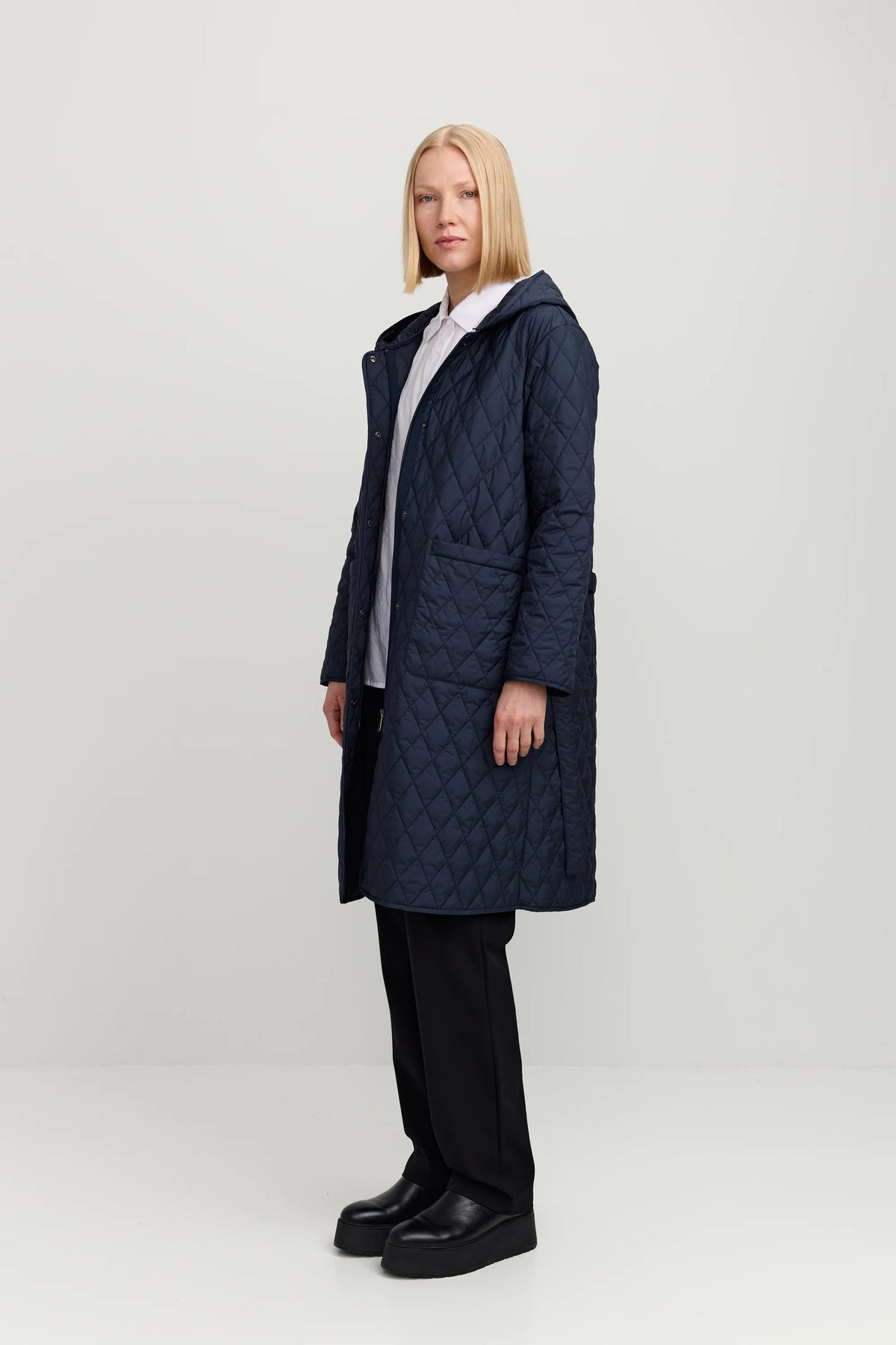 Makia naisten tikkitakki Milena Coat, tummansininen