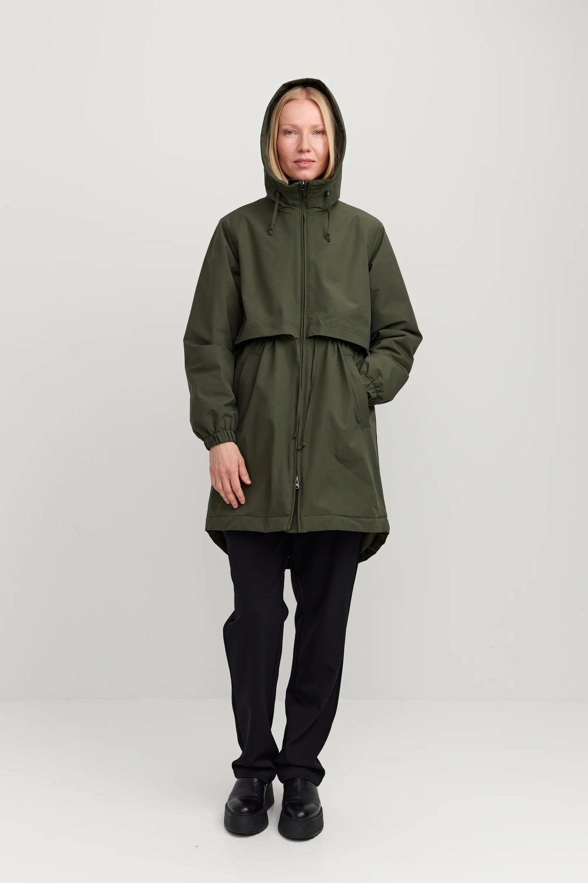 Makia naisten parkatakki Lauha Jacket, Forest Green