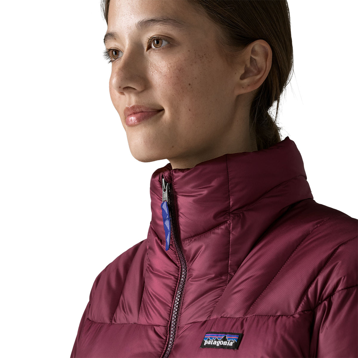 Patagonia naisten untuvatakki Fitz Roy Down Hoody, viininpunainen
