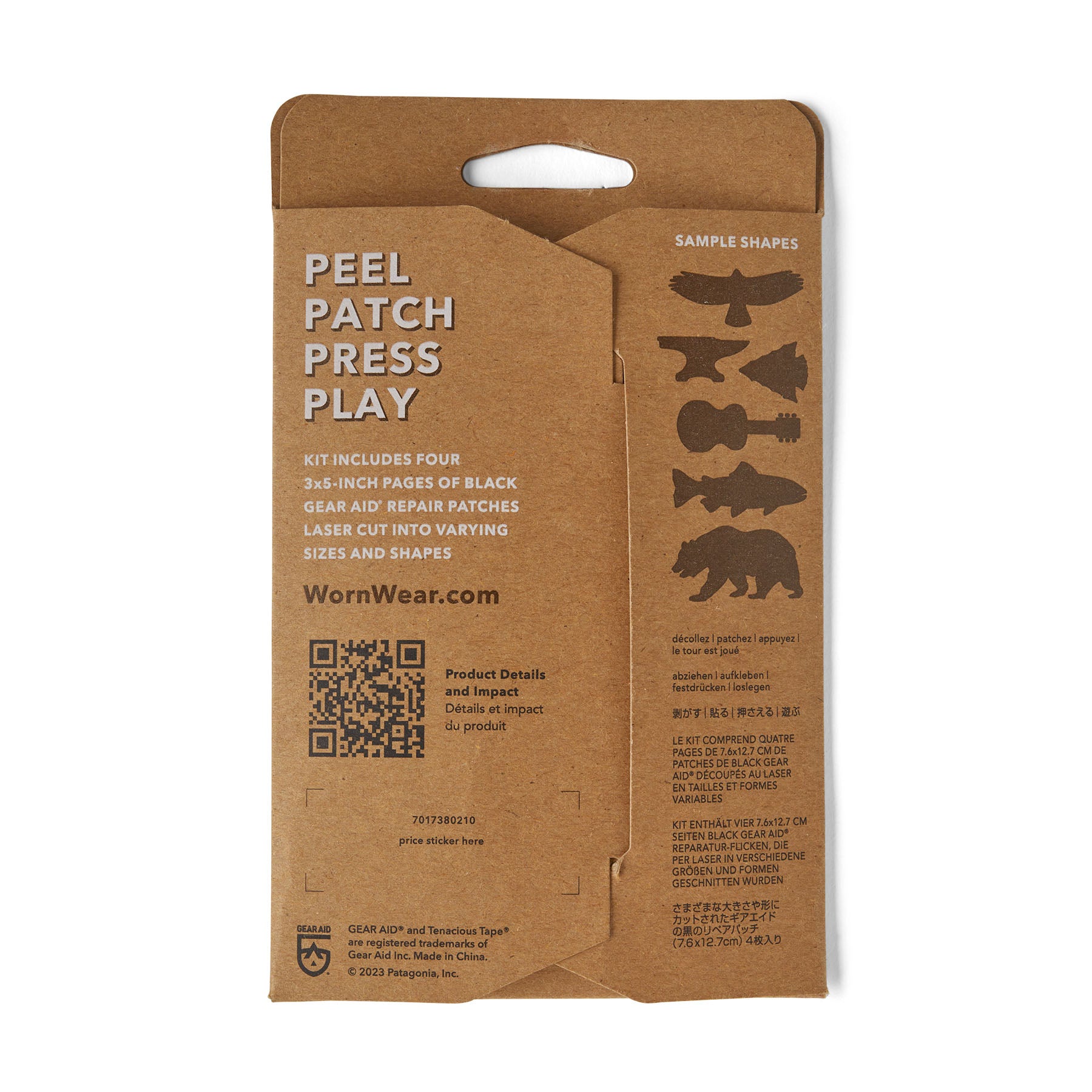 Patagonia korjaussetti Patch Kit, musta
