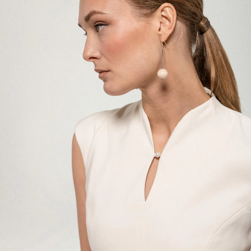 Andiata mekko Muusa Mekko, luonnonvalkoinen