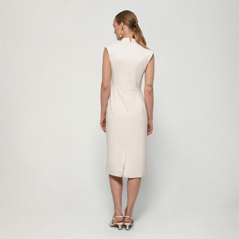 Andiata mekko Muusa Mekko, luonnonvalkoinen