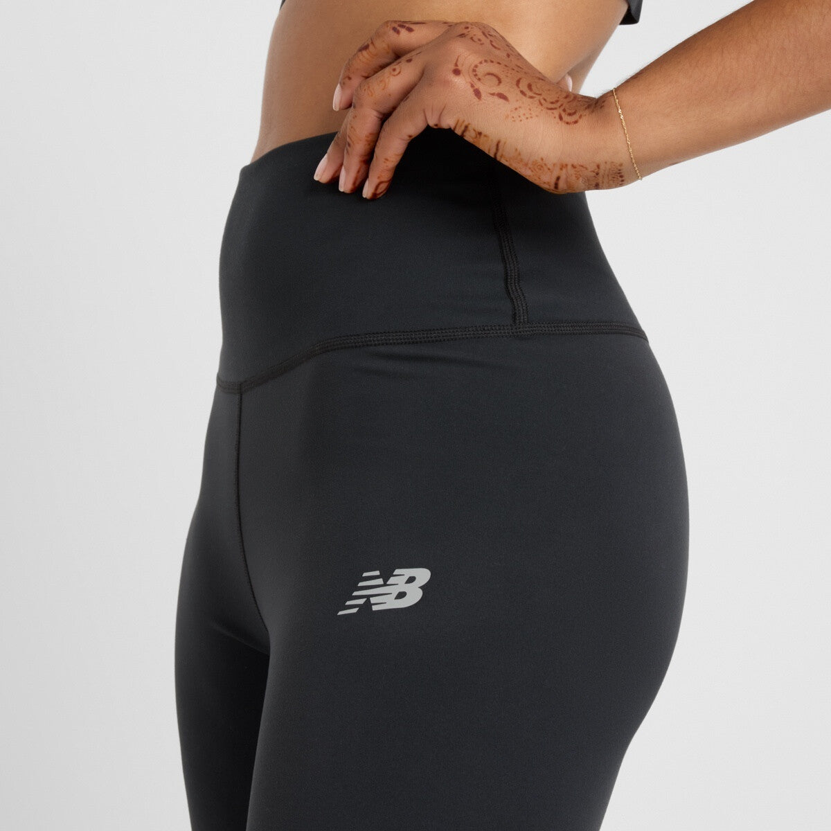 New Balance naisten leggingsit Harmony High Rise Legging 25", musta