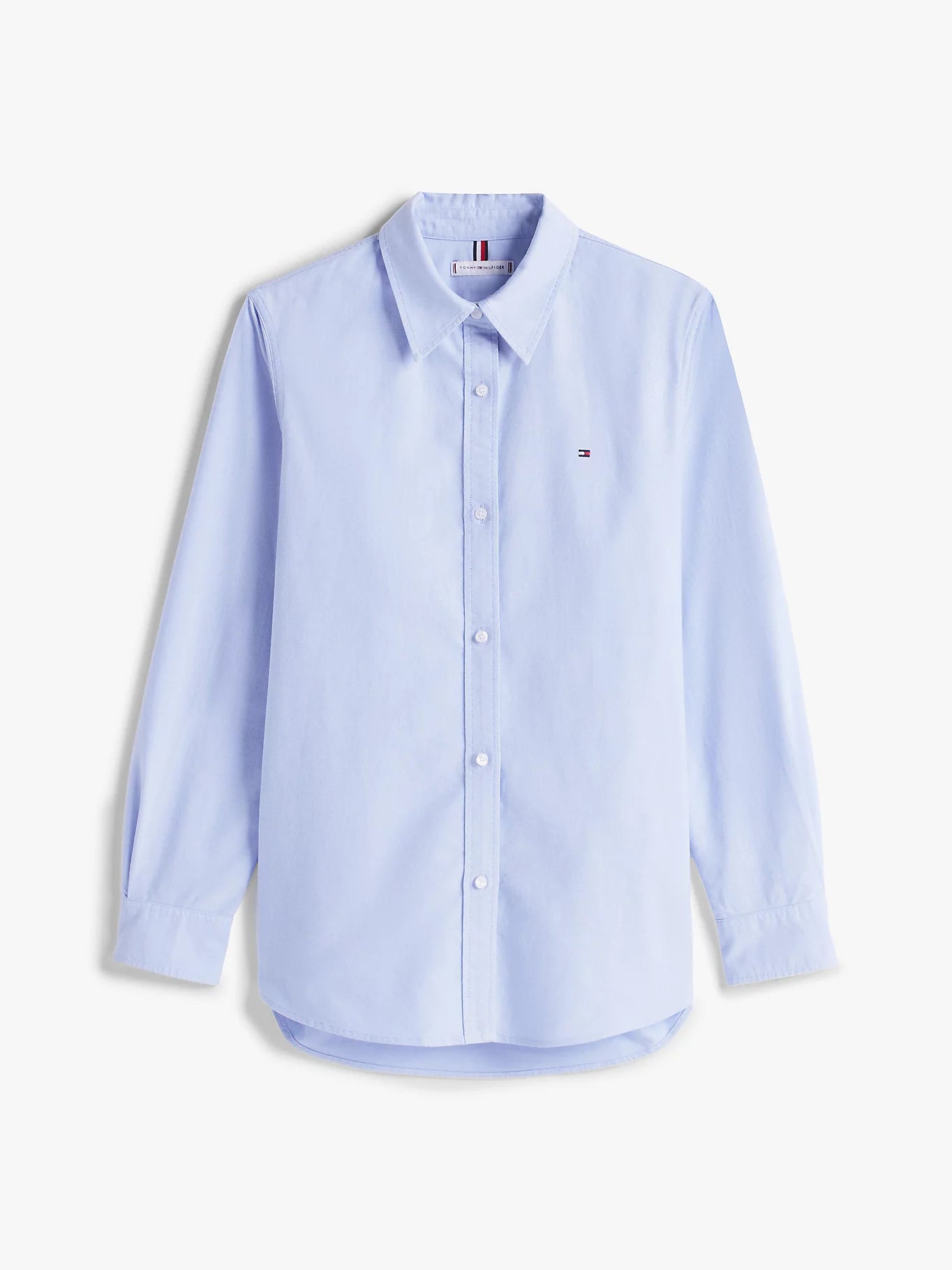 Tommy Hilfiger naisten paitapusero Oxford Relaxed LS Shirt, vaaleansininen