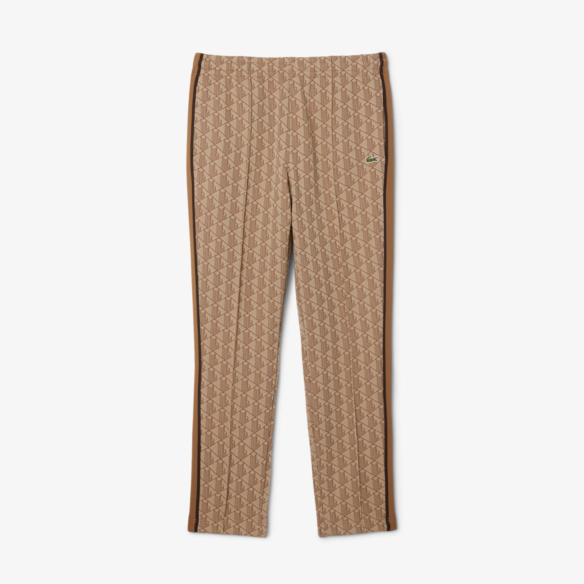 Lacoste miesten verryttelyhousut Parit Monogram Track Pant, beige
