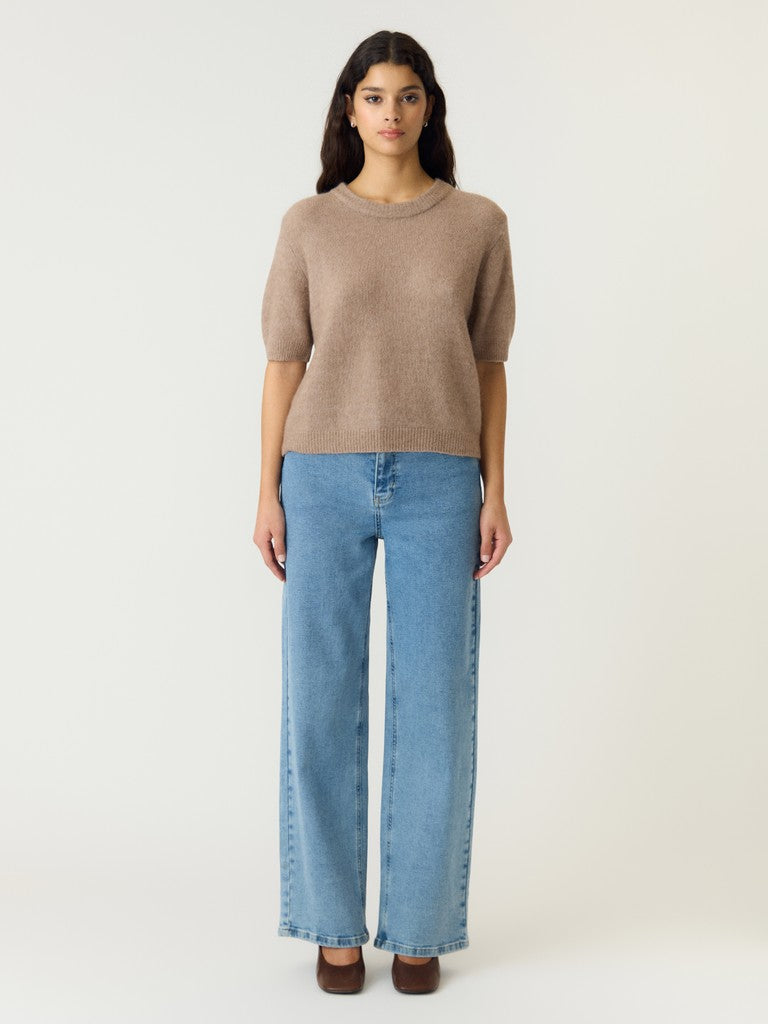 Y.A.S naisten neulepusero Yasjohi, Taupe Gray
