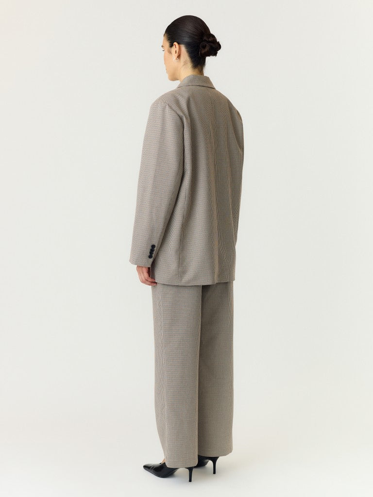 Y.A.S naisten bleiseri Yaschekka, Black w. checks