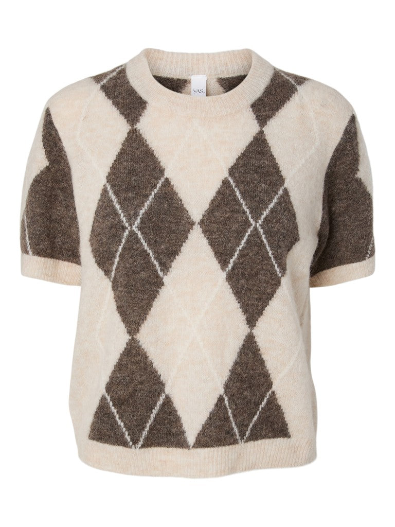 Y.A.S naisten neulepusero Yasjohi, Oatmeal Taupe Gray