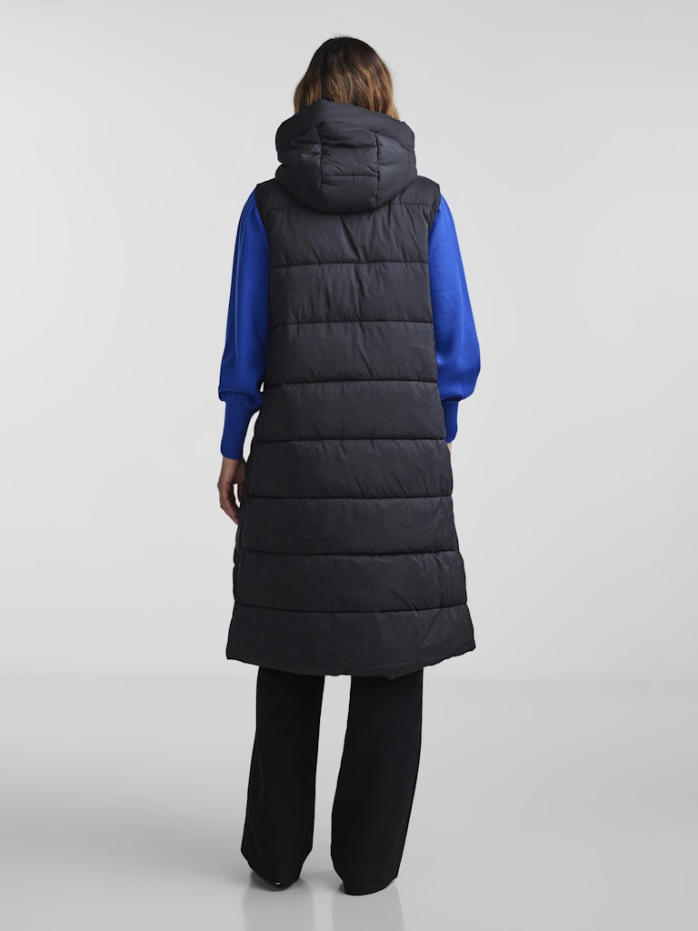 Y.A.S naisten liivi K-YASLIRO PADDED VEST, musta