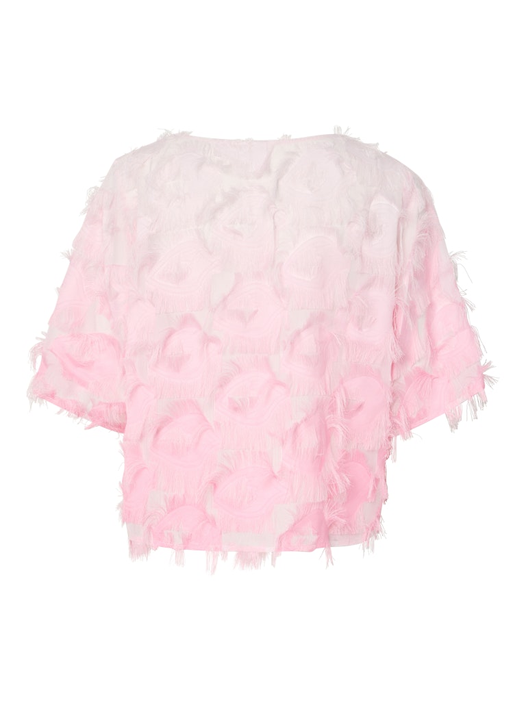 Y.A.S naisten pusero YASPanilla Ombre 2/4 Top, Pink Frosting W Ballarina