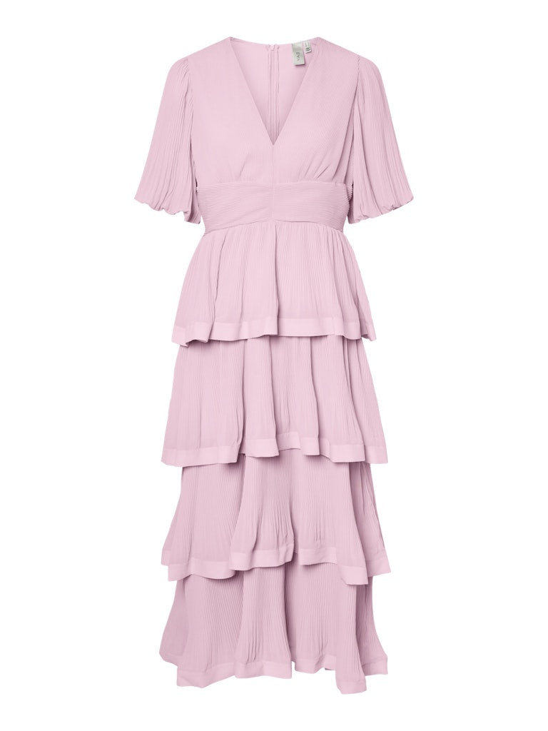 Y.A.S mekko YASPlisa SS Long Dress S. Show, Ballerina