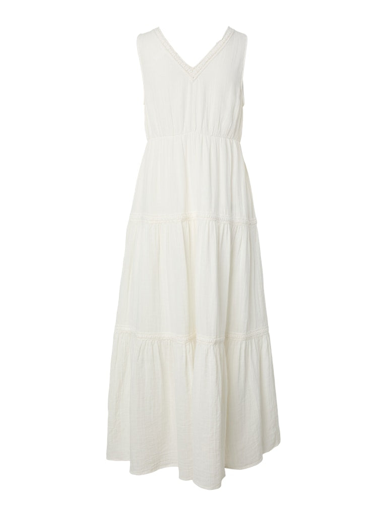 Y.A.S mekko Yasanini Sl Ankle Dress, valkoinen