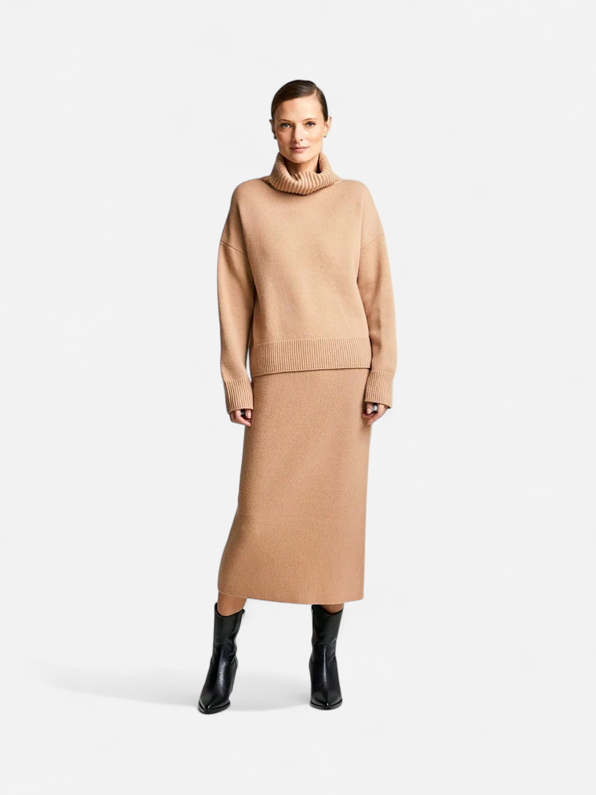 Andiata Naisten Hame Edmee Skirt Kameli - Kekäle.fi