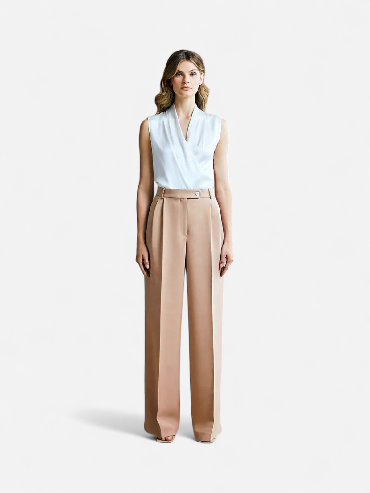 Andiata naisten housut, GYTTA TROUSERS Beige - Kekäle.fi