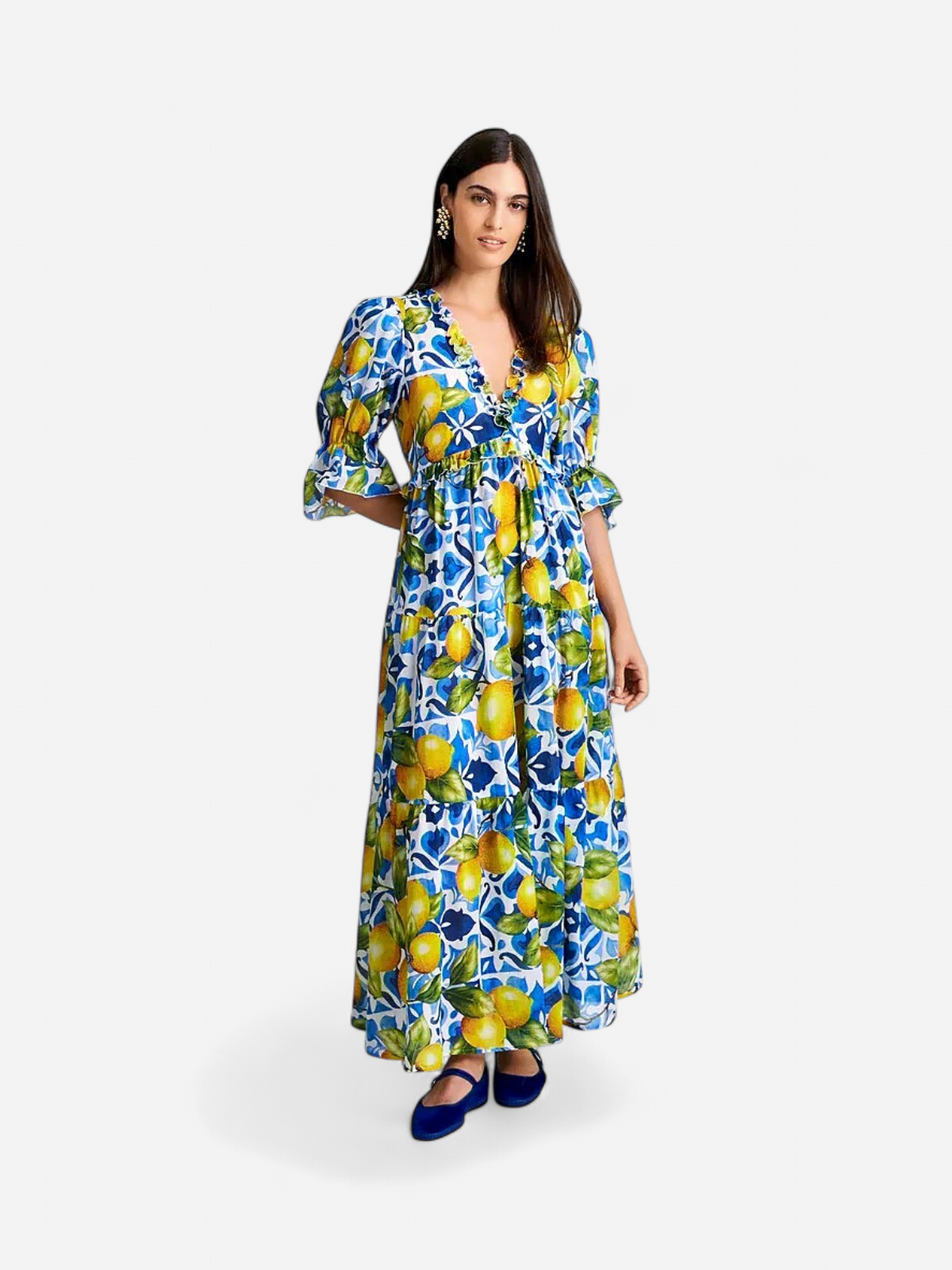 Andiata naisten täyspitkä mekko, ERMINIA DRESS Monivärinen Kuosi - Kekäle.fi