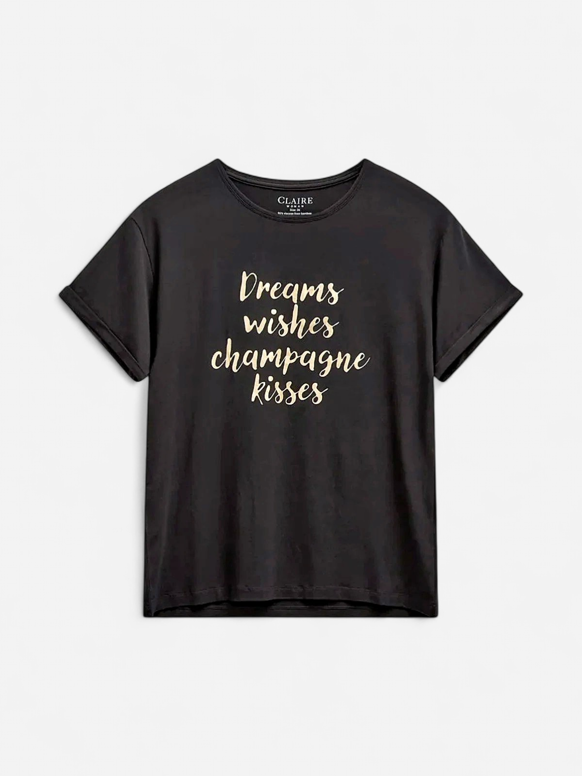 AOIFE T-SHIRT BLACK - Kekäle.fi