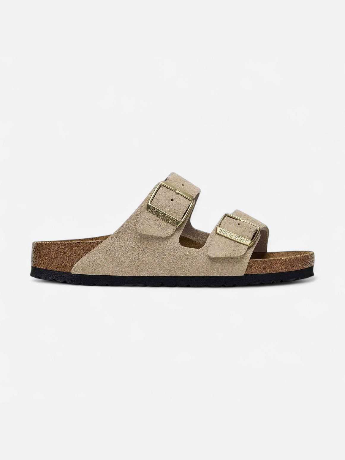 Birkenstock unisex sandaalit Arizona Narrow Suede Leather, sandcastle beige - Kekäle.fi