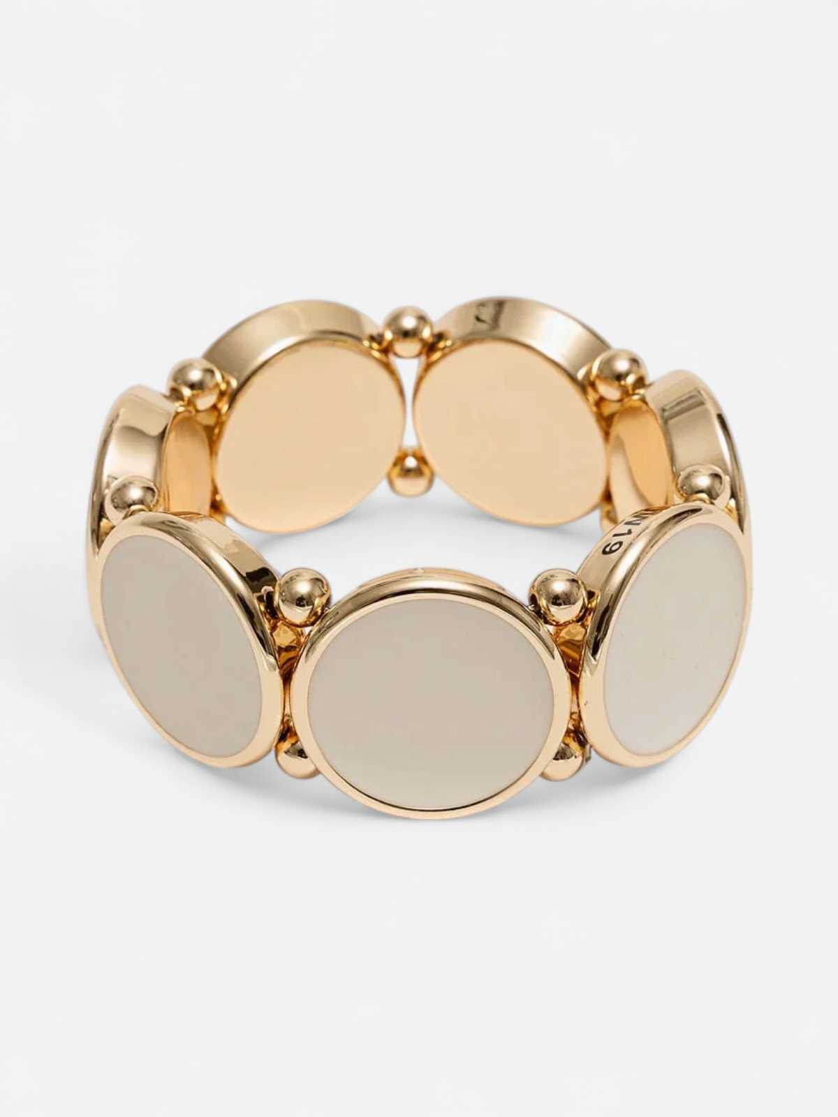 AVA ELASTIC BRACELET LUONNONVALKOINEN - Kekäle.fi