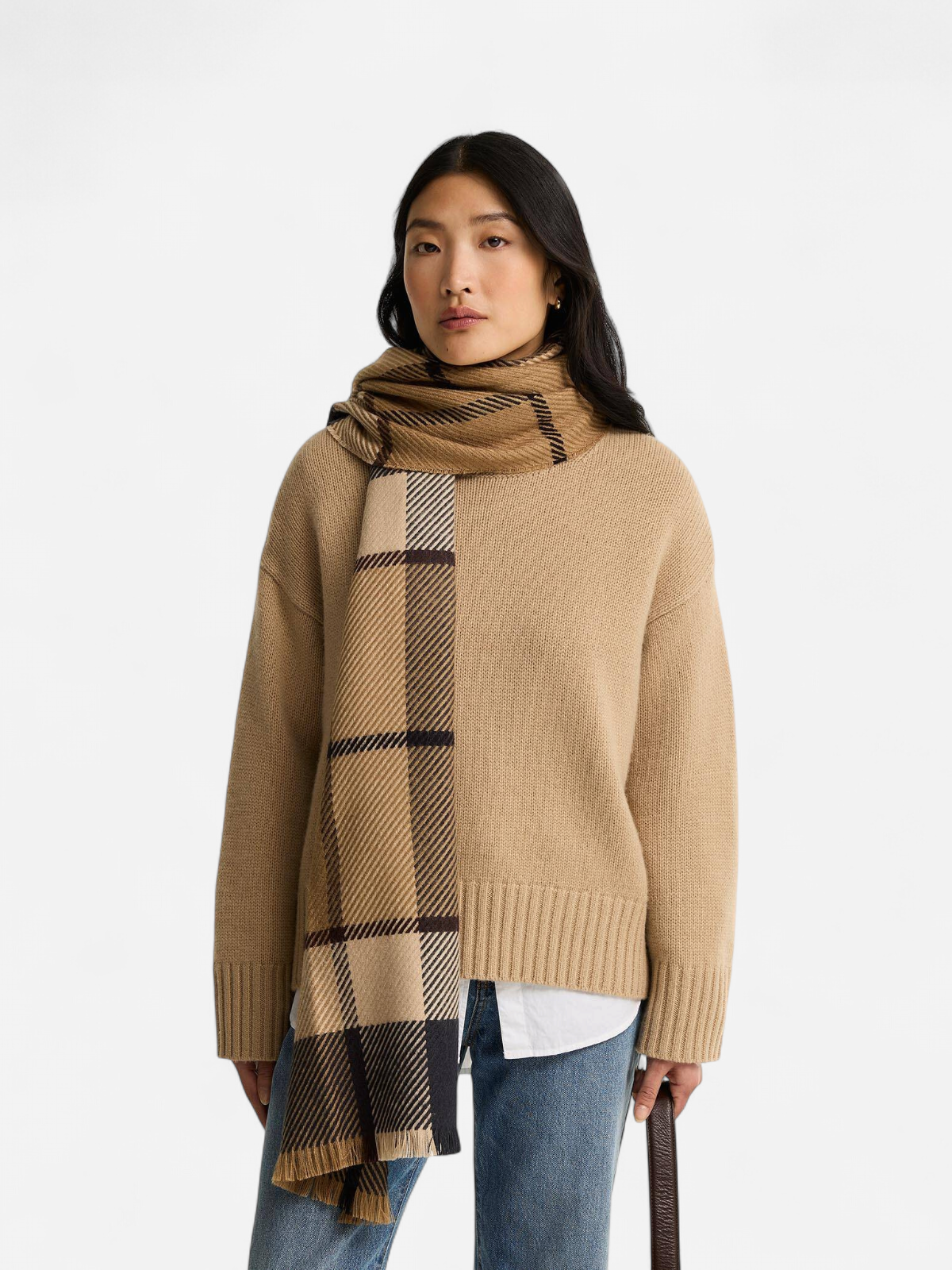 BARBOUR BLAIR TART SCARF BEIGE RUUTU - Kekäle.fi