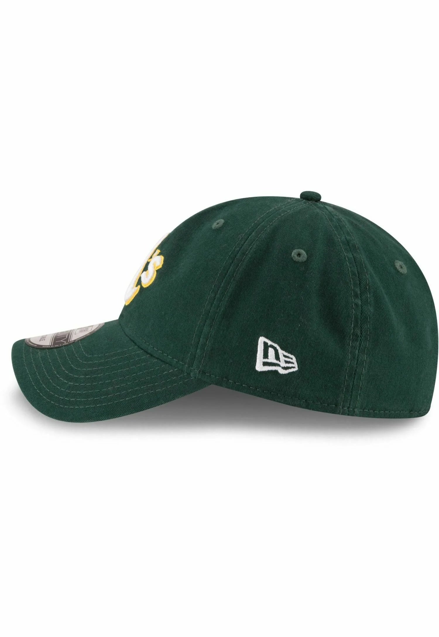 New Era unisex lippis 9TWENTY Oakland Athletics Core Classic, tummanvihreä