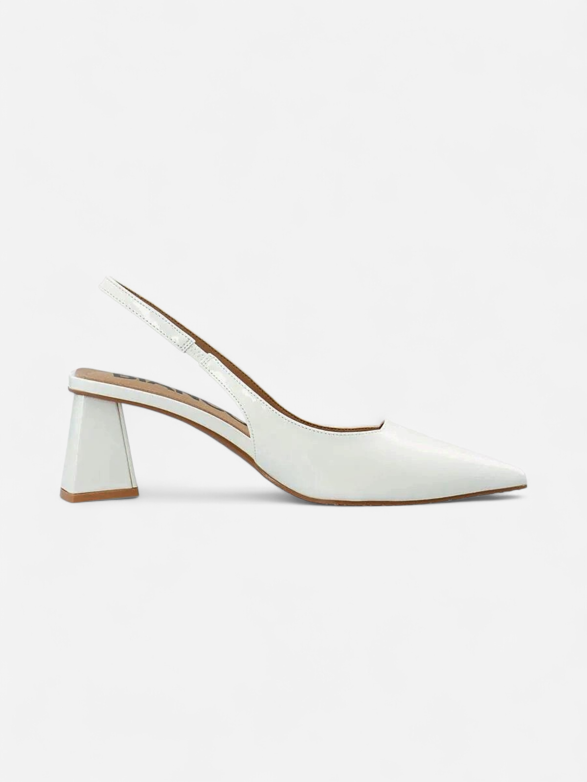 BIAMARALYN Slingback HEEL PATENT LUONNONVALKOINEN - Kekäle.fi