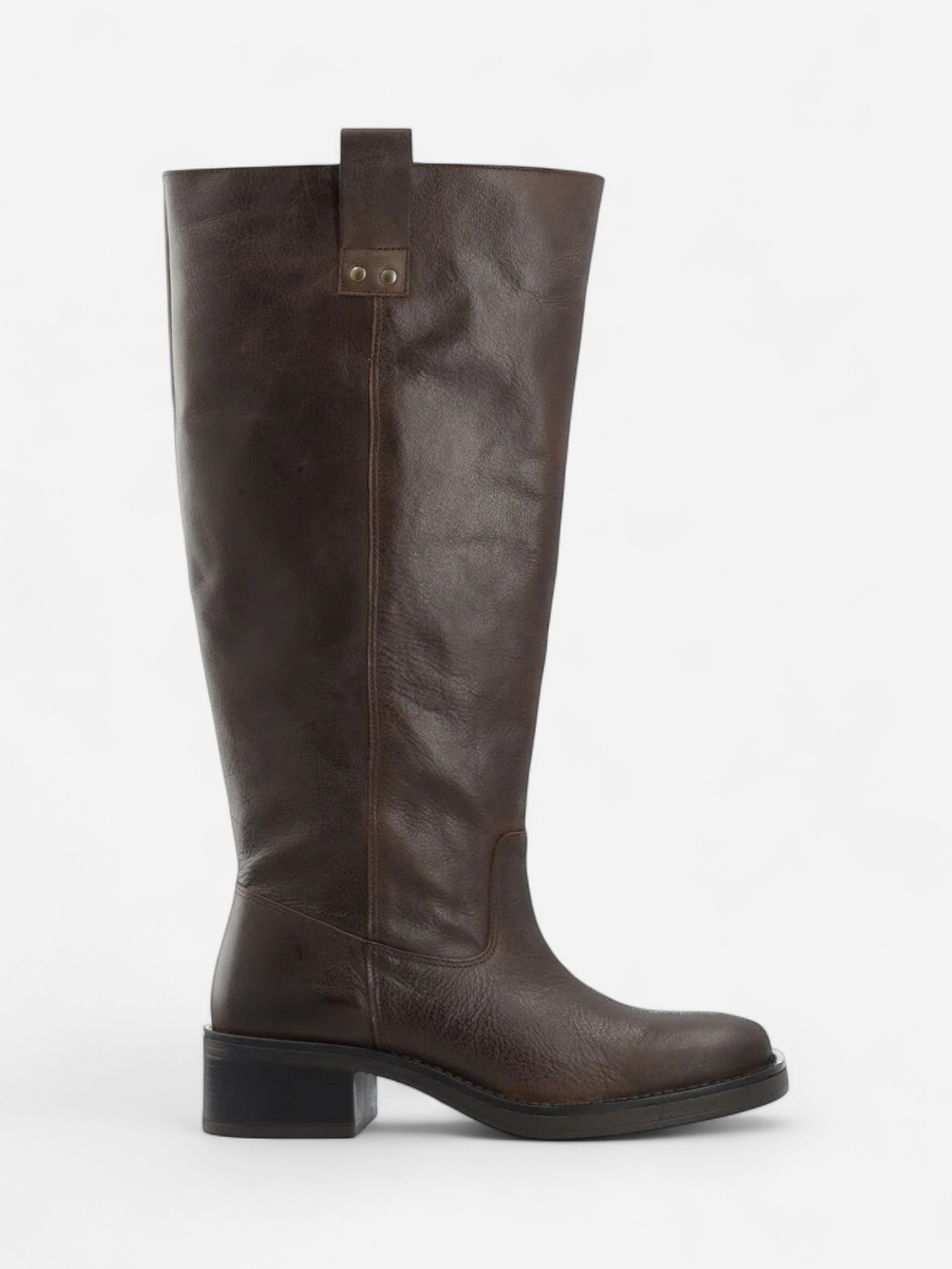 BIAMARY KNEE HIGH PULL ON BOOT PULL UP L TUMMANRUSKEA - Kekäle.fi