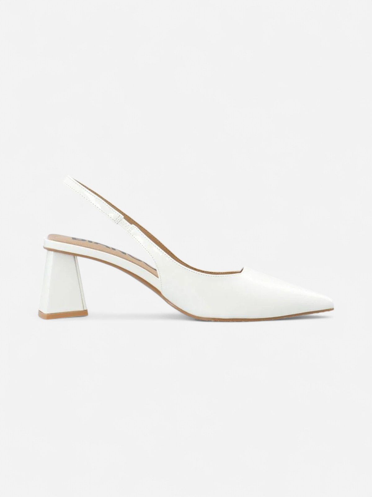 Bianco naisten korkokengät Biamaralyn Slingbacks, luonnonvalkoinen - Kekäle.fi