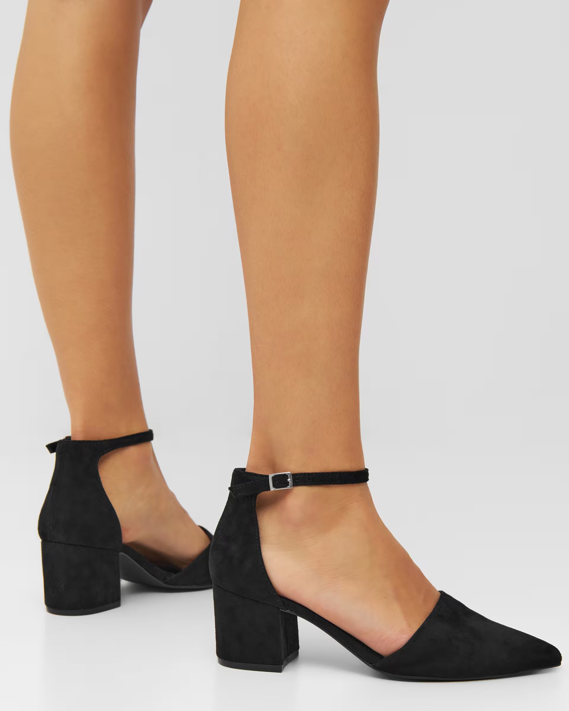 Bianco naisten korkokengät Biadevived Heel MicroSuede, musta