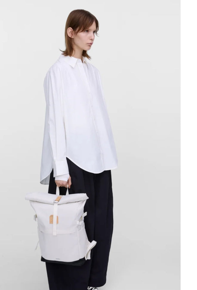 Sandqvist reppu Icon Rolltop Backpack 14'', beige