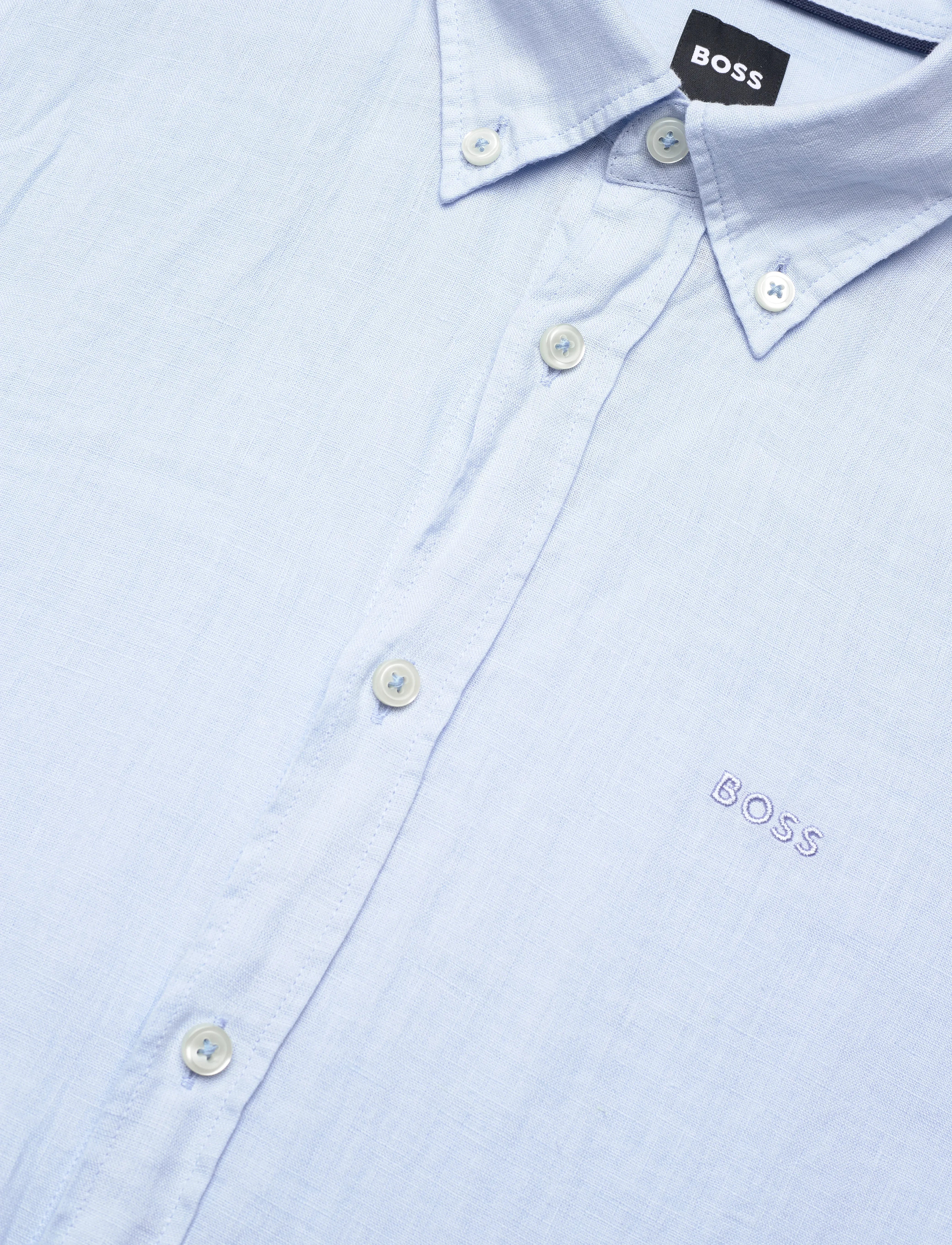 Hugo Boss miesten kauluspaita H-Liam BD Regular Fit, Keskisininen