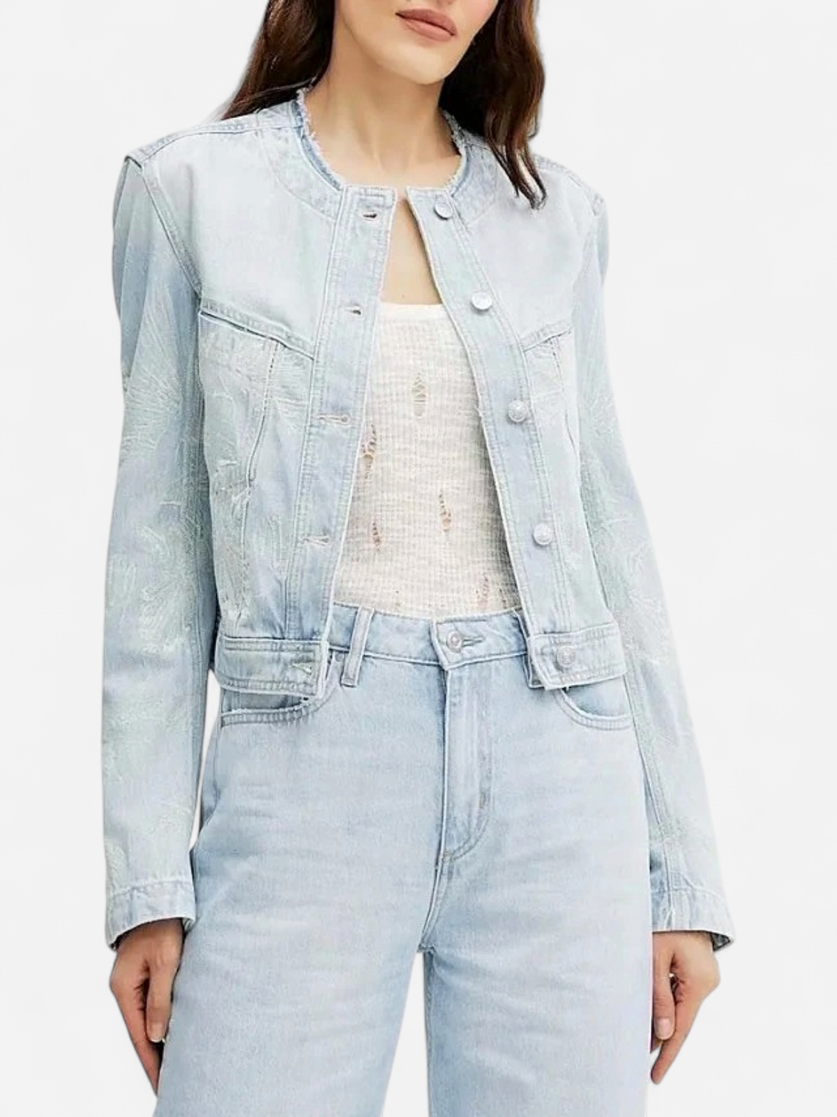 BOSS Orange naisten farkkutakki, DENIM TRUCK JACKET Indigo - Kekäle.fi