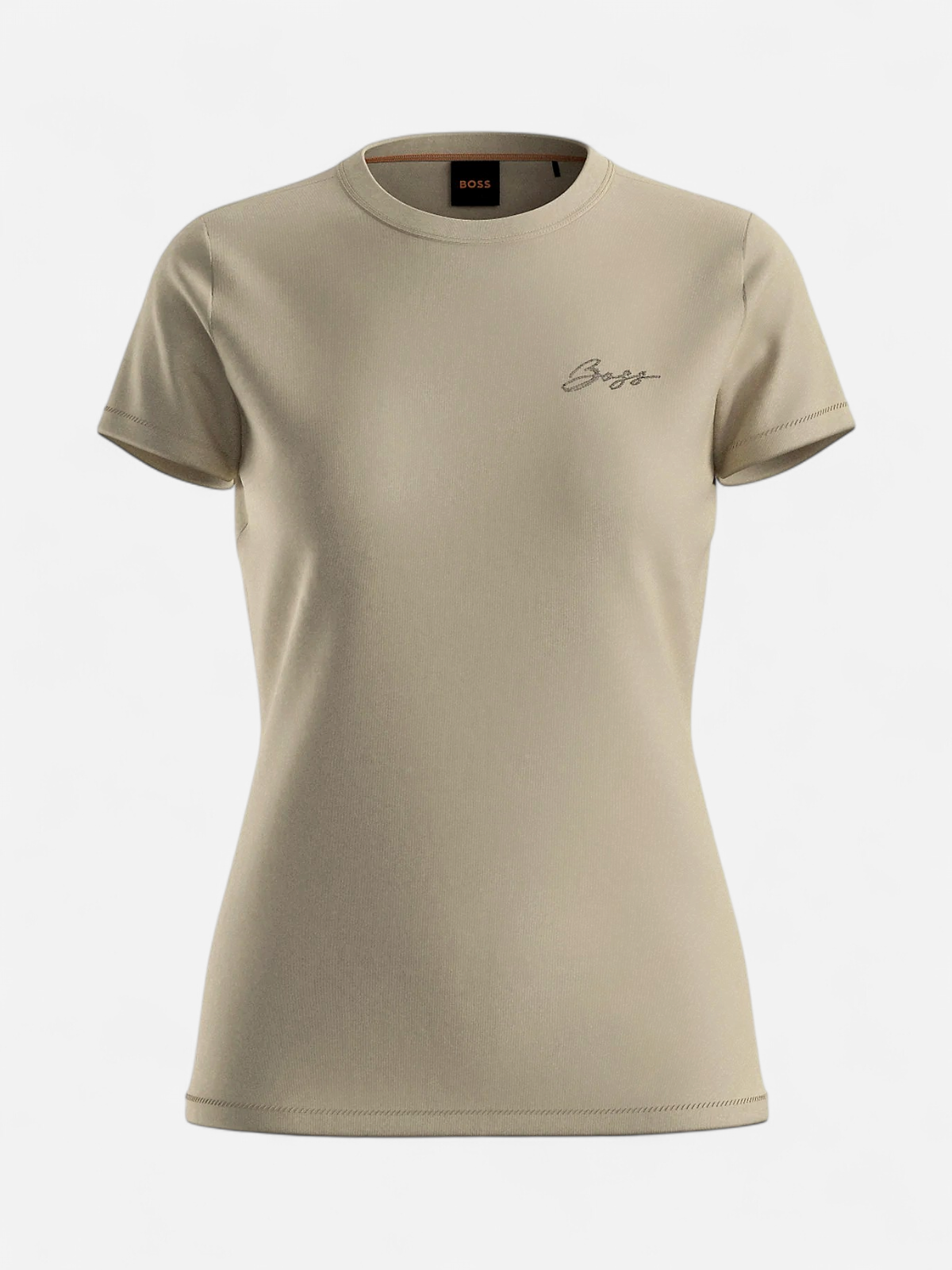BOSS Orange naisten t-paita, ELOGA T-SHIRT Vaalea Beige - Kekäle.fi