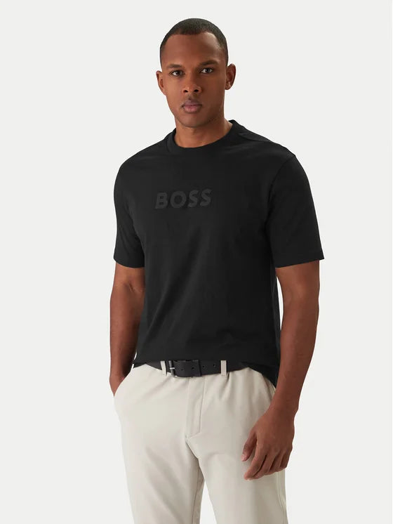 Hugo Boss miesten t-paita TSHIRT BOSS LOGO, musta