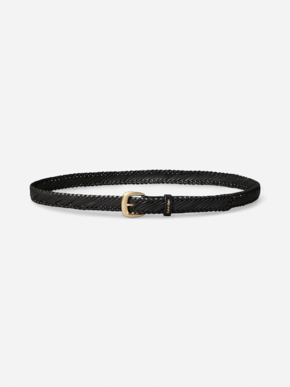 Calvin Klein Accessories naisten vyö Braided Logo Buckle 25MM, musta - Kekäle.fi
