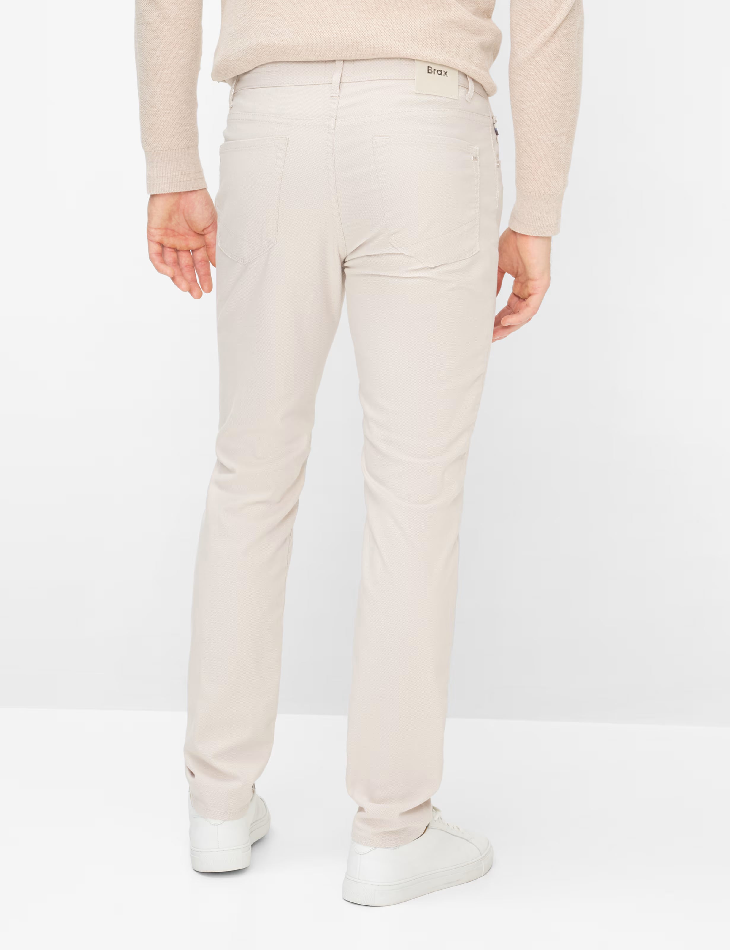 Brax miesten housut Chuck Tri-Flex Modern Fit Stucture, beige