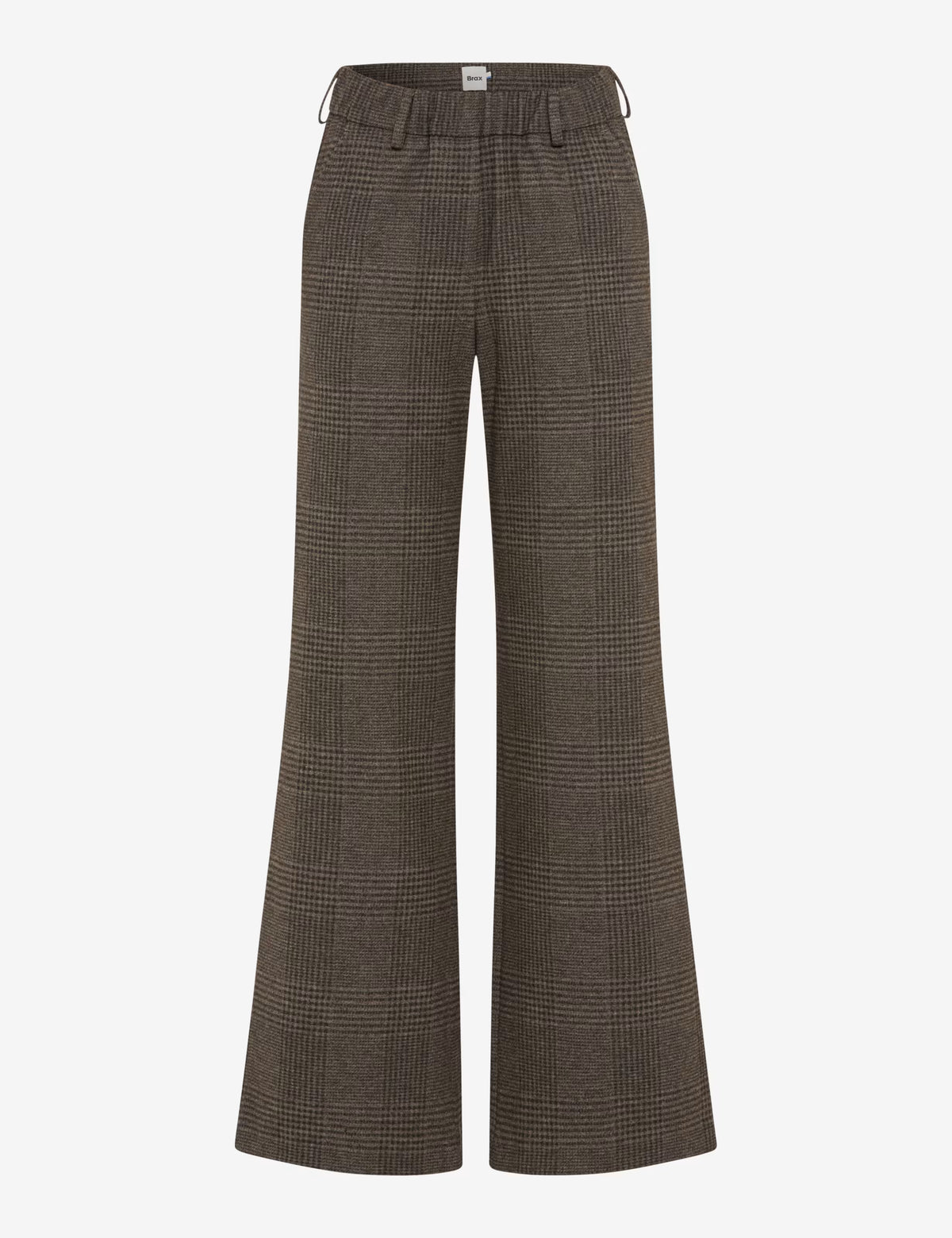 Brax naisten housut Maine, beige ruutu