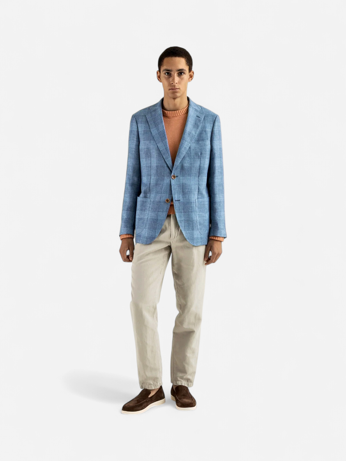 Turo miesten bleiseri Buffalo Half-Lined MF Jacket Marzotto, vaaleansininen - Kekäle.fi