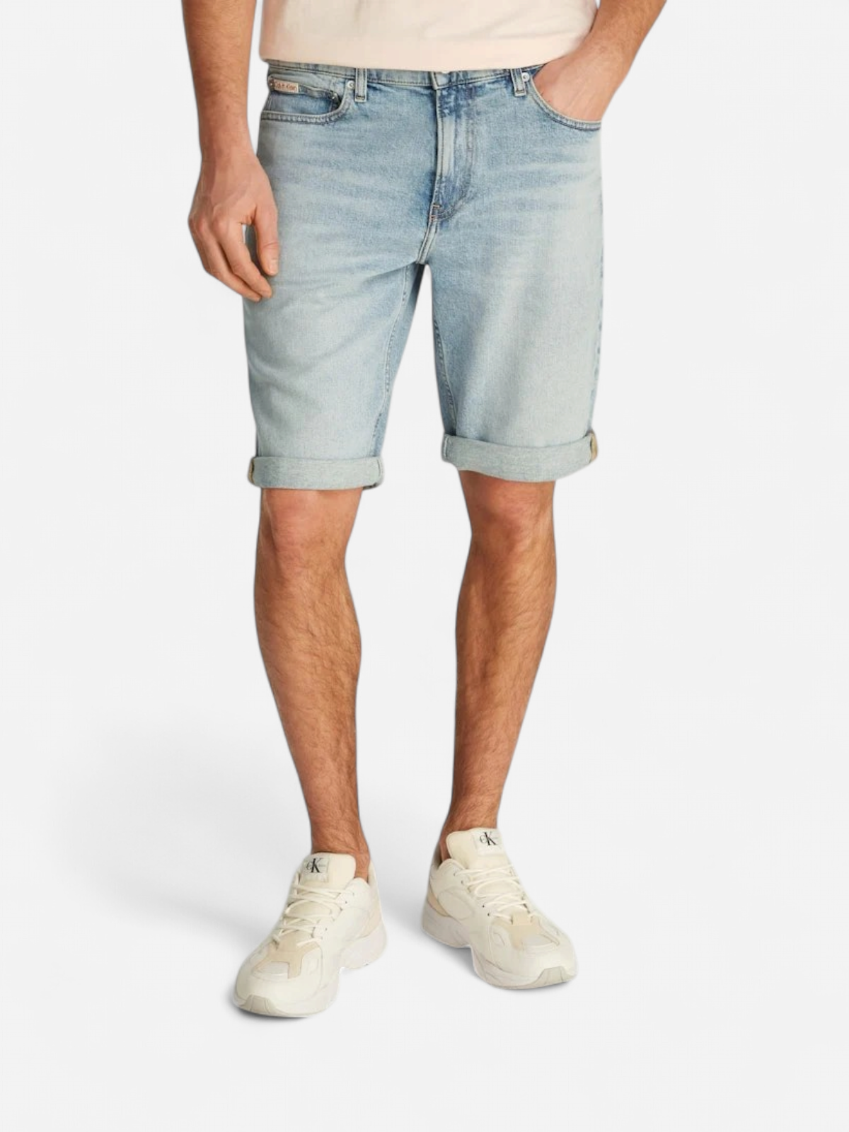 Calvin Klein Jeans miesten shortsit, SLIM SHORT 1AA LIGHT BLUE Sininen, Indigo - Kekäle.fi