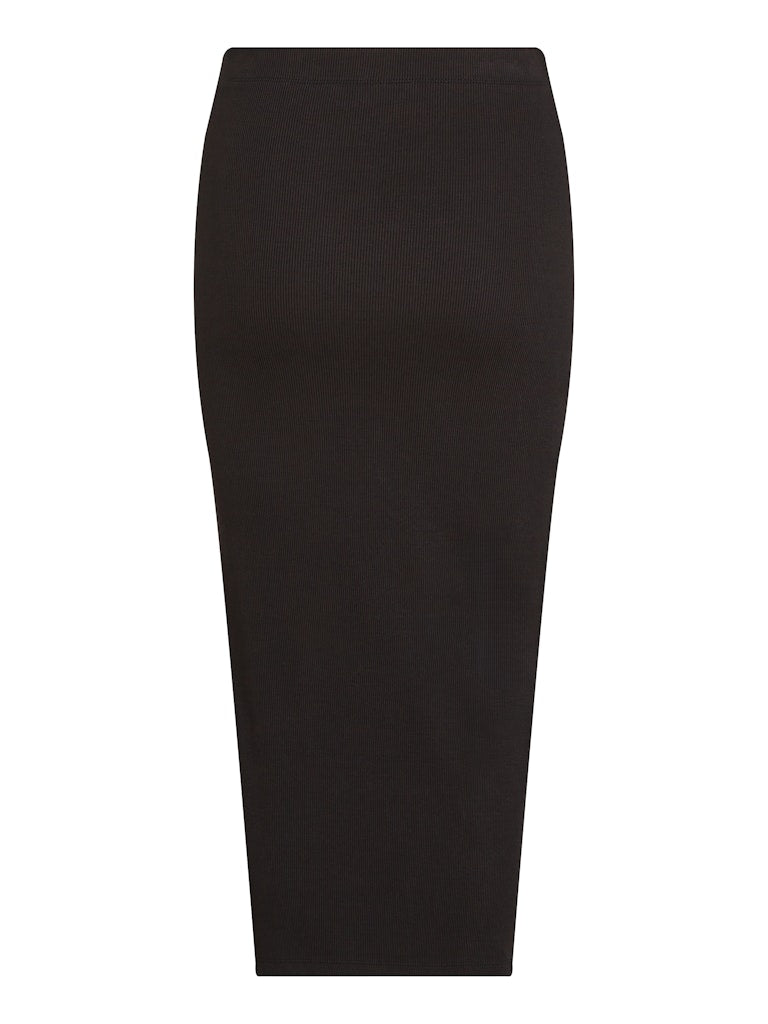 calvin-klein-jeans-naisten-hame-woven-label-rib-skirt-musta-6