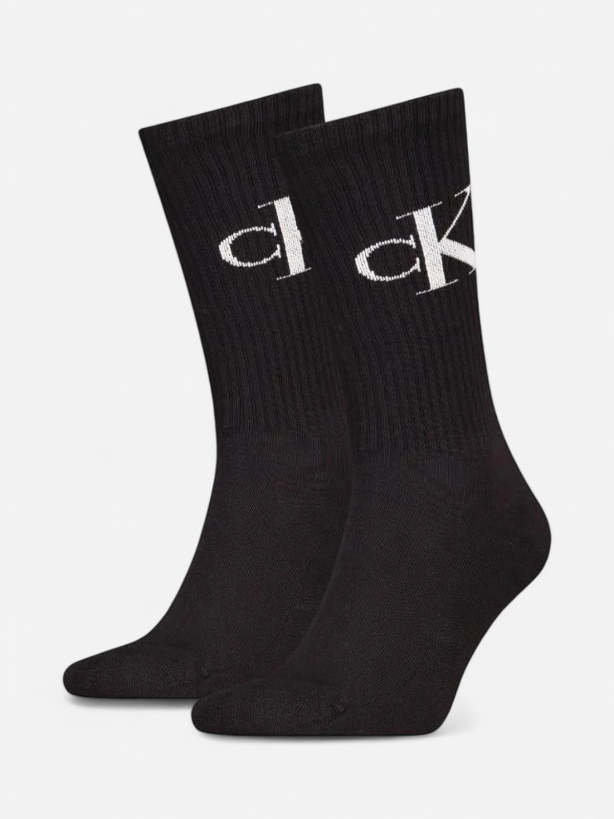 Calvin Klein Miesten Sukat, CKJ SOCK 2P MONOGRAM NOS Musta - Kekäle.fi