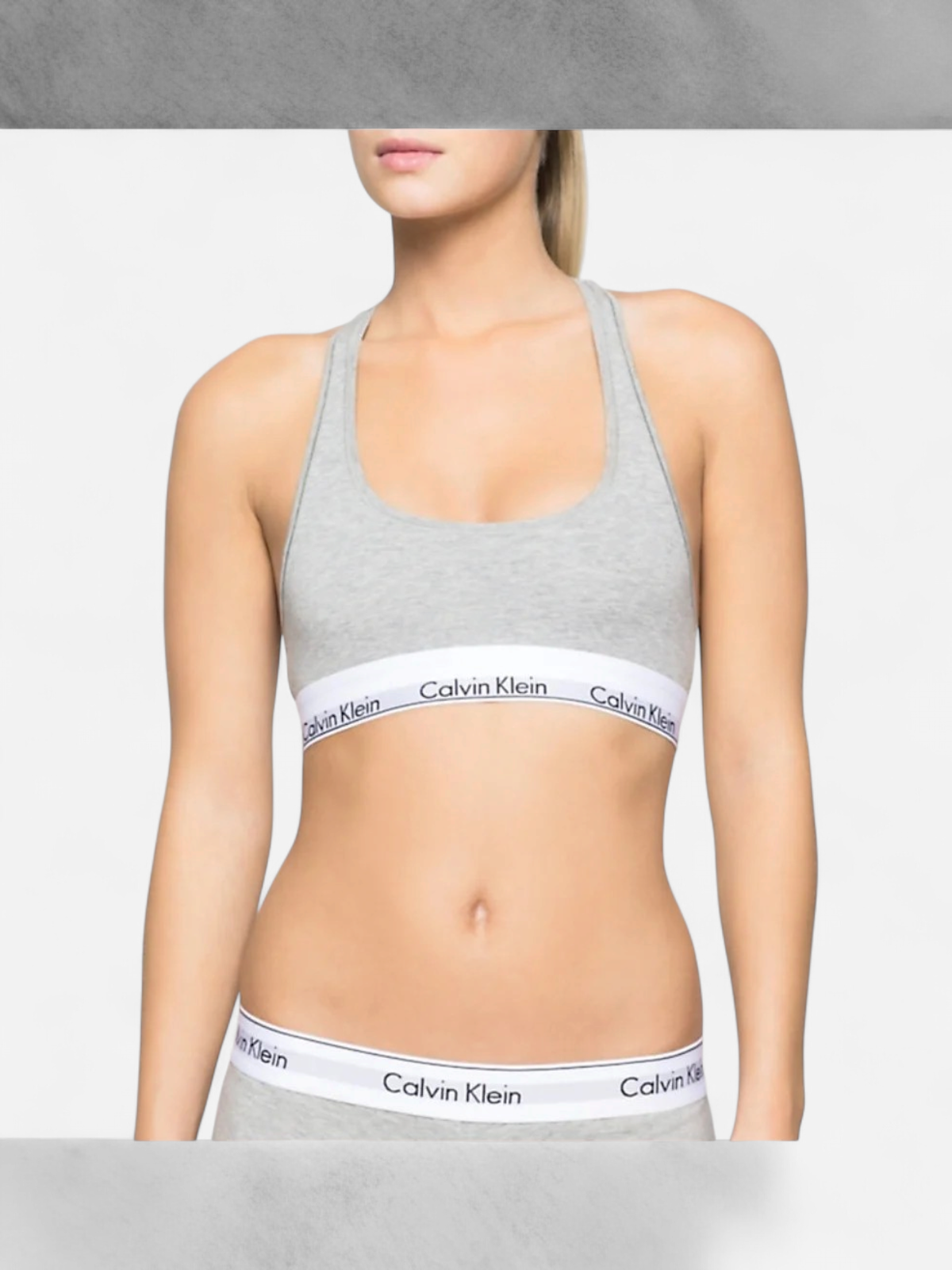 Calvin Klein Toppi, Bralette Vaaleanharmaa - Kekäle.fi