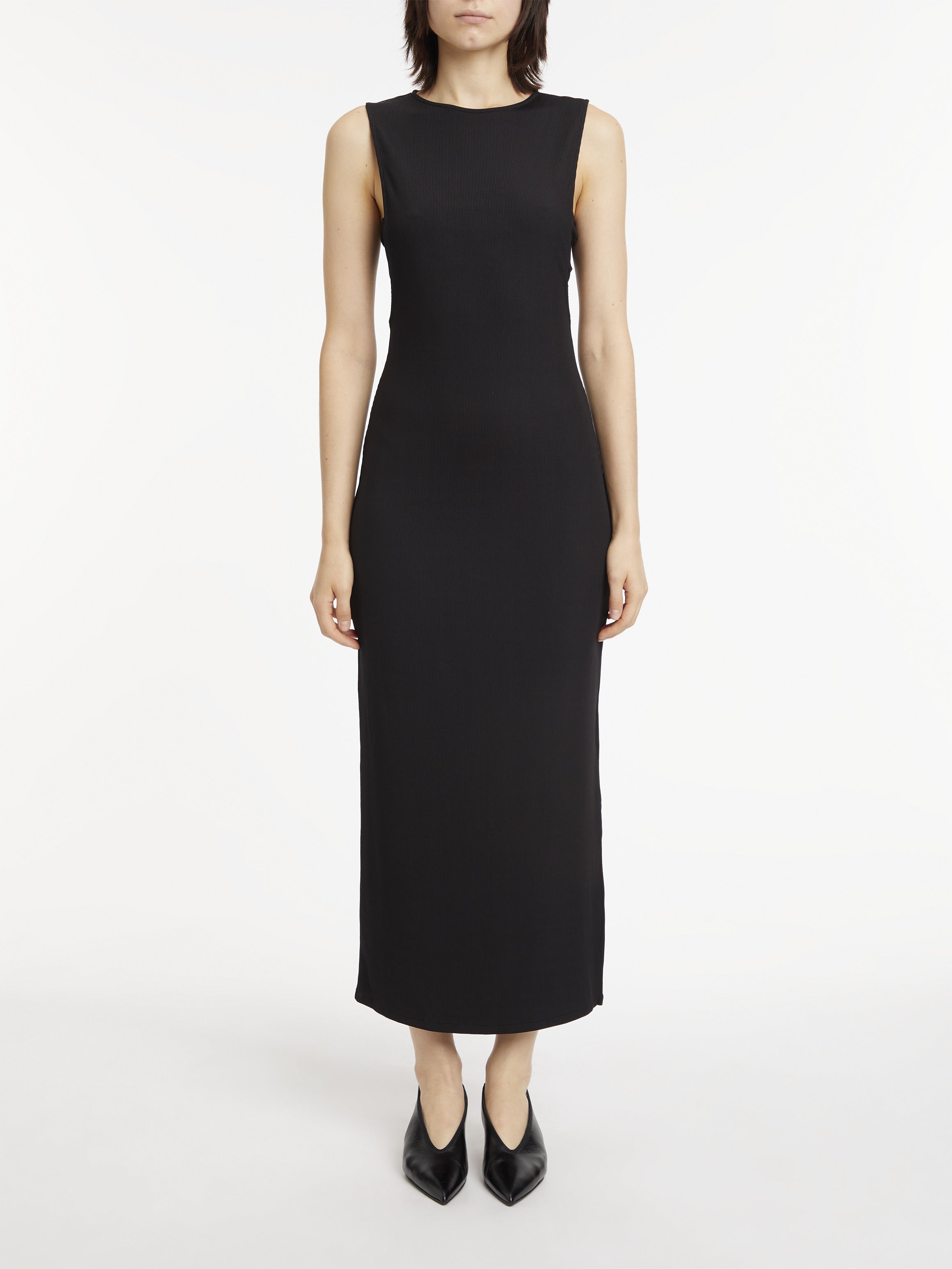 calvin-klein-women-naisten-mekko-q-nova-tank-dress-musta-1