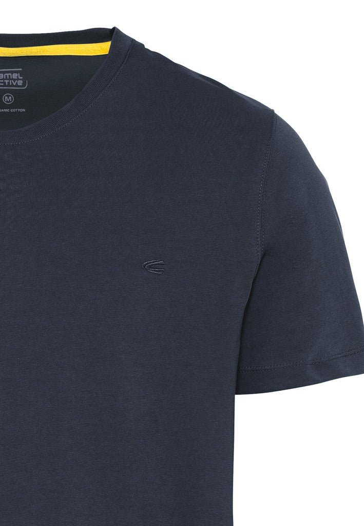 Camel Active miesten T-paita Cotton T-shirt, tummansininen