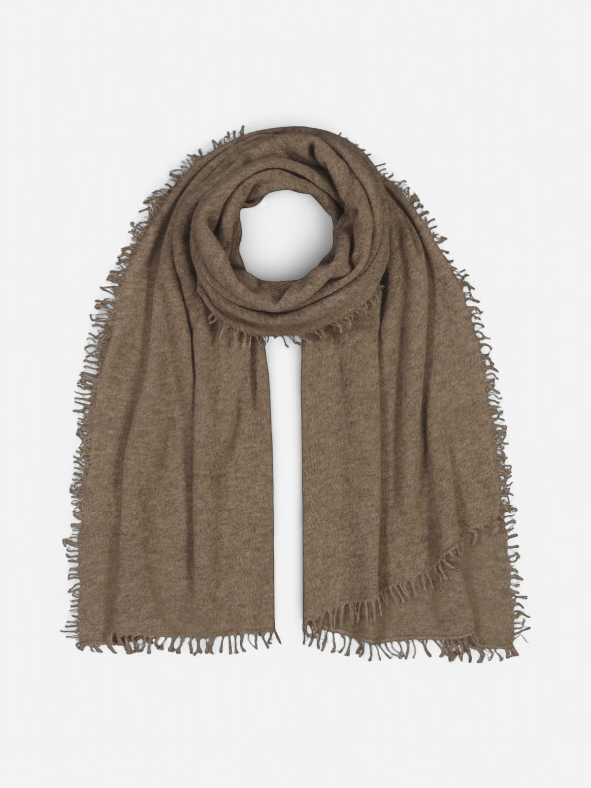 Klement naisten huivi Cashmere huivi 100, ruskeanharmaa - Kekäle.fi