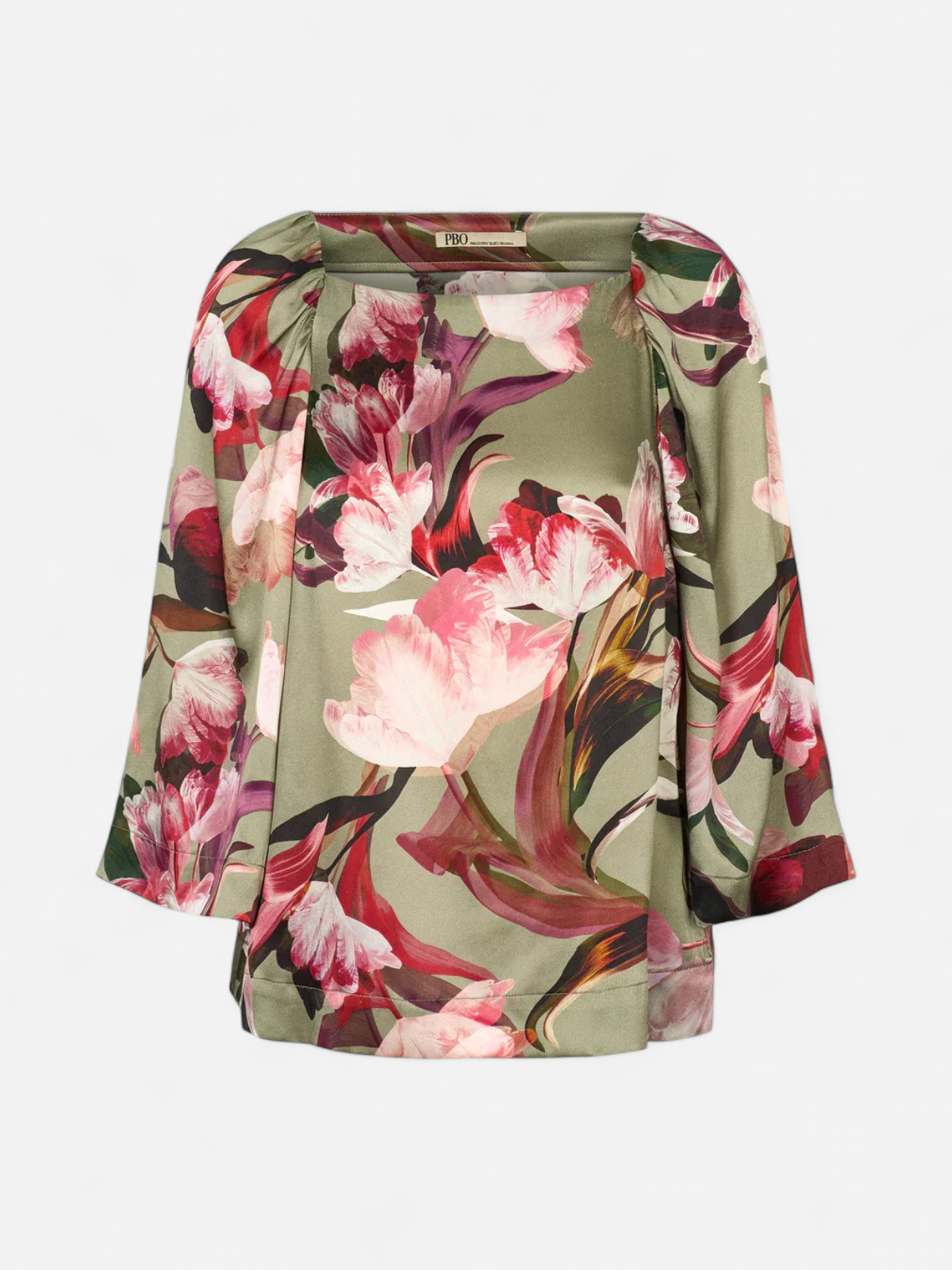 CELIA SILK BLOUSE KUOSI, VIHREÄ - Kekäle.fi
