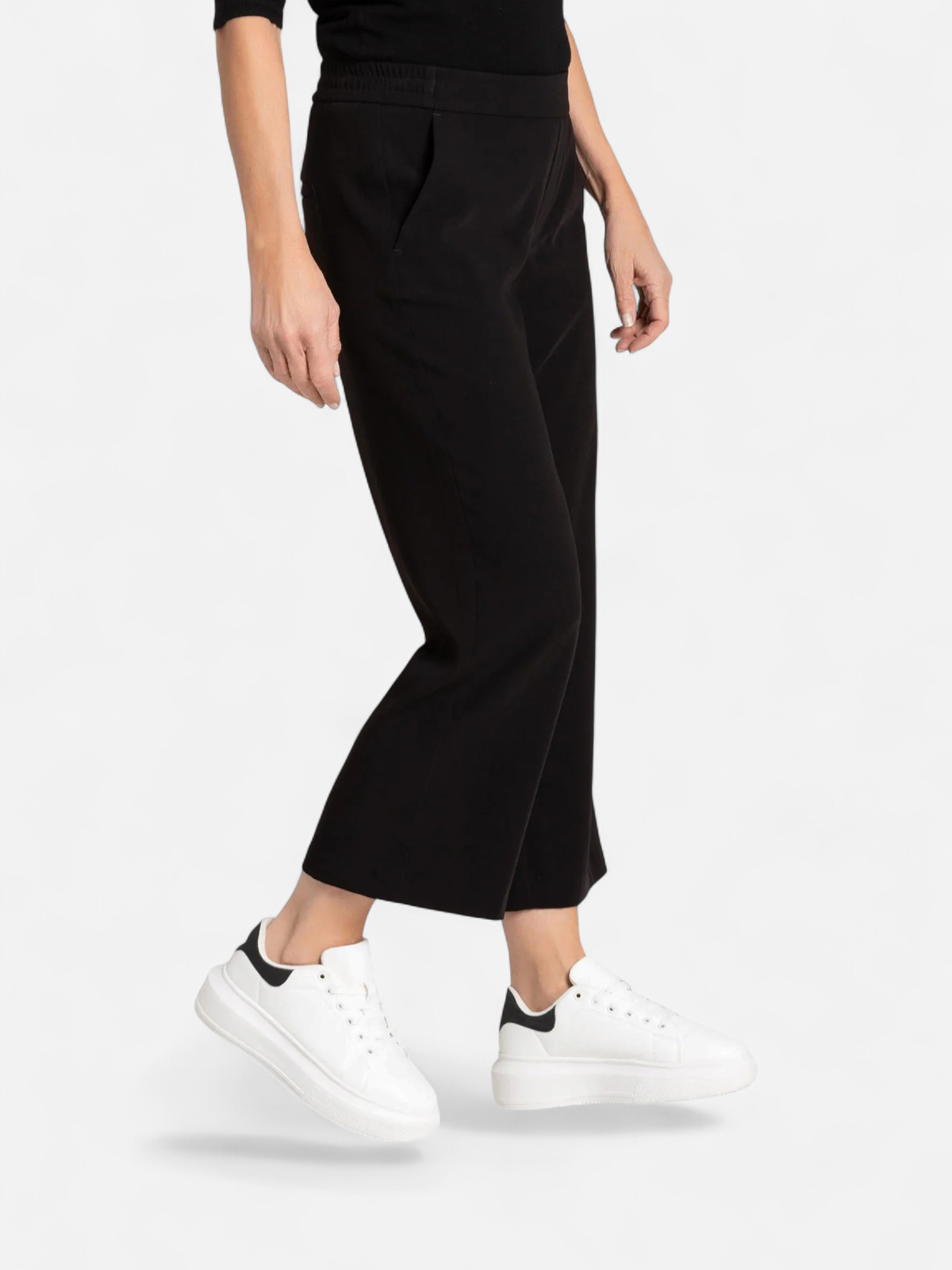 CHIARA CROPPED MUSTA - Kekäle.fi
