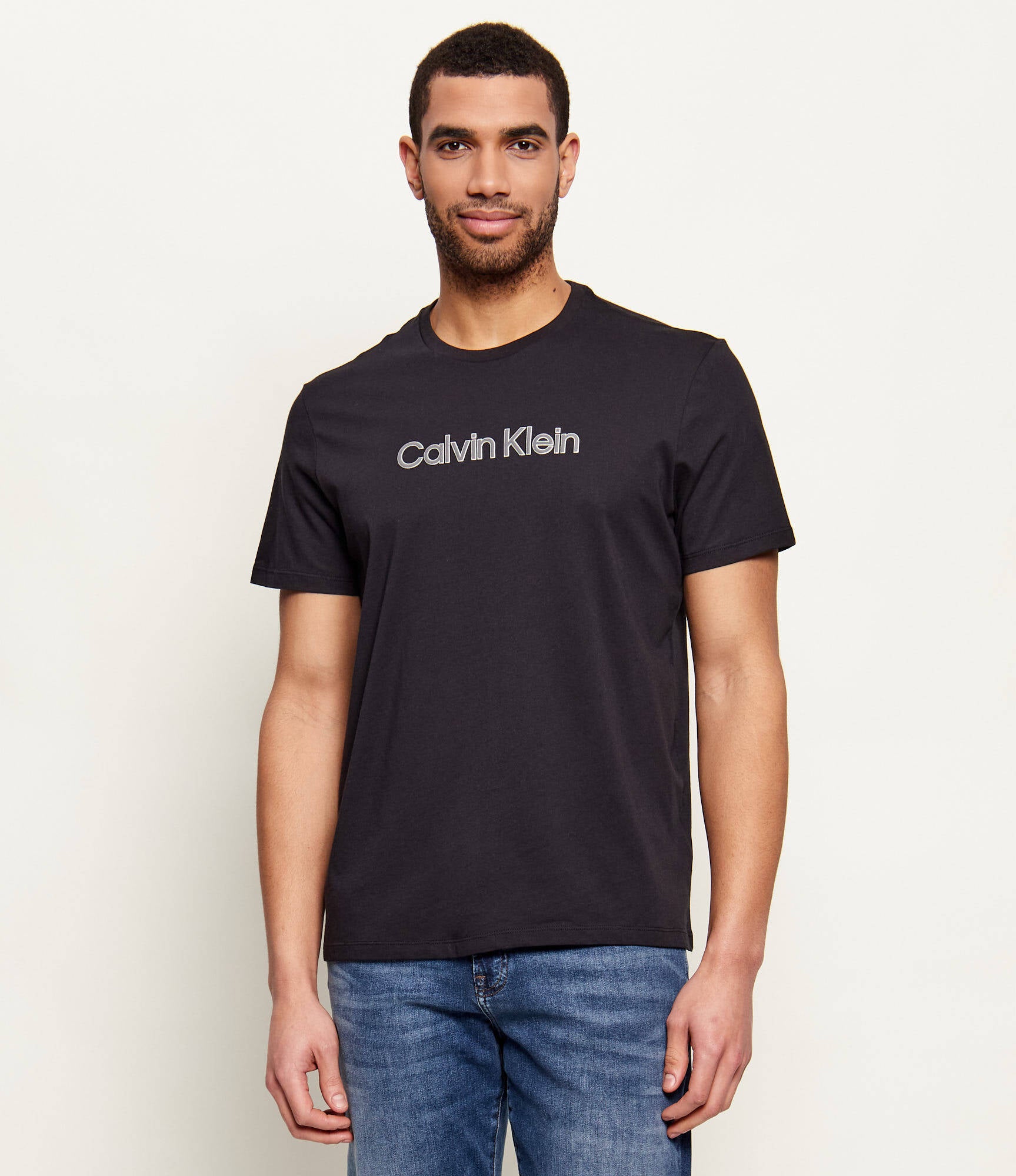 Calvin Klein Menswear miesten t-paita L30S EU Wholesale Sportswear Grap, musta