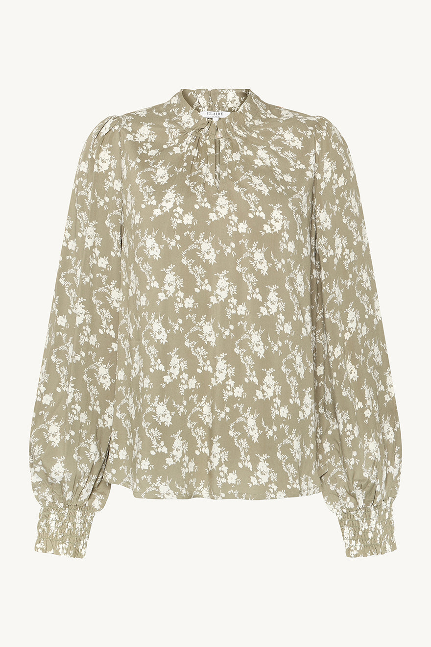 claire-naisten-pusero-raquel-blouse-vihrea-kuosi-1